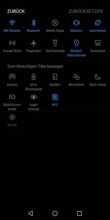 Huawei P smart: Die Software