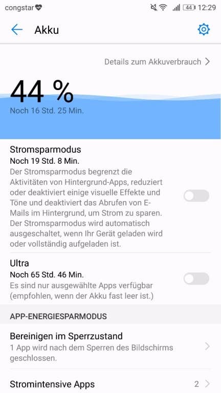 Huawei P10 Plus - Der Akku