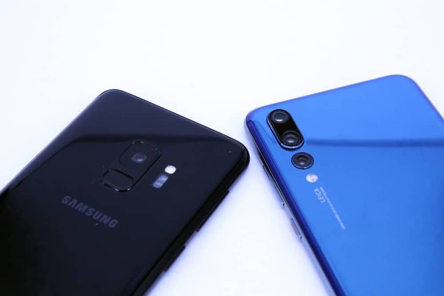 Huawei P20 Pro gegen Samsung Galaxy S9