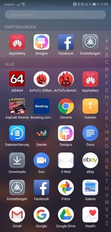 Huawei P20 Pro im Test: Screenshots