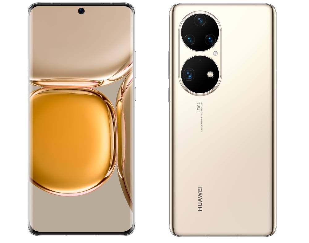 Huawei P50 Pro Front und Rückseite.