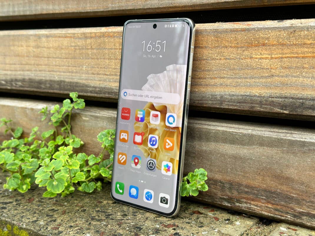 Das OLED-Display des Huwei P60 Pro