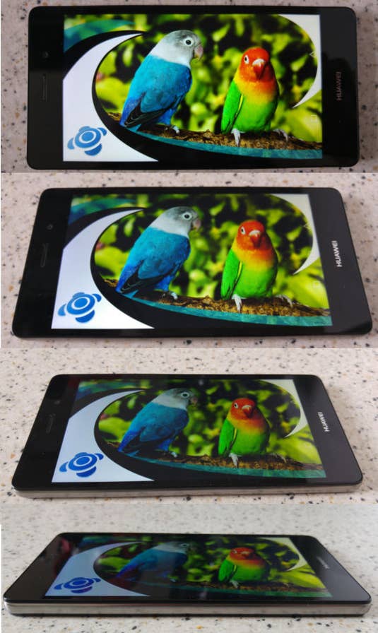 Huawei P8 Lite Blickwinkelstabilität Huawei P8 Lite Blickwinkelstabilität