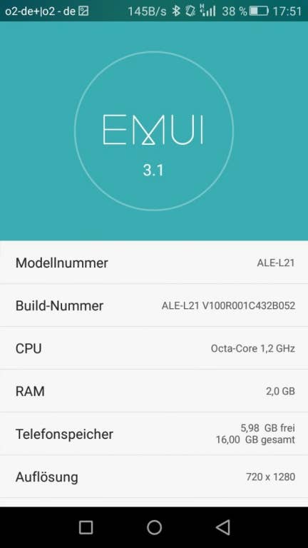 Huawei P8 Lite: Screenshots