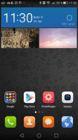 Huawei P8: Screenshots