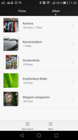 Huawei P8: Screenshots