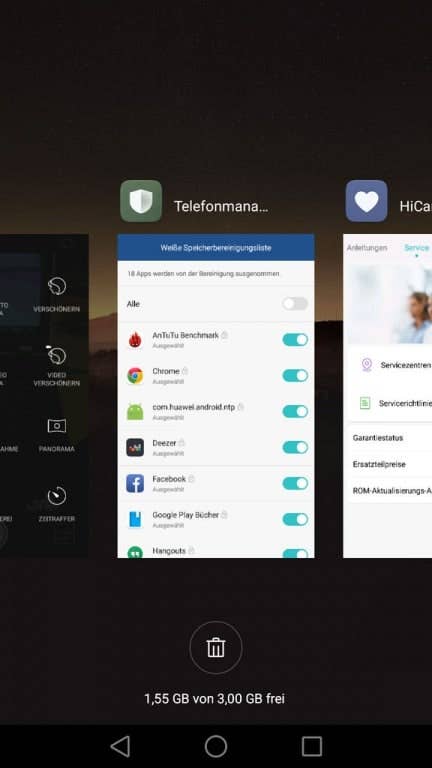 Huawei P9 Lite: Screenshots