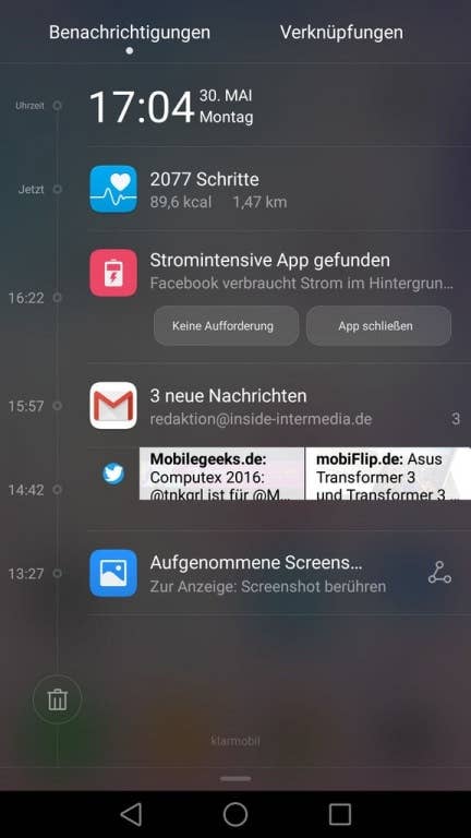 Huawei P9 Plus: Screenshots