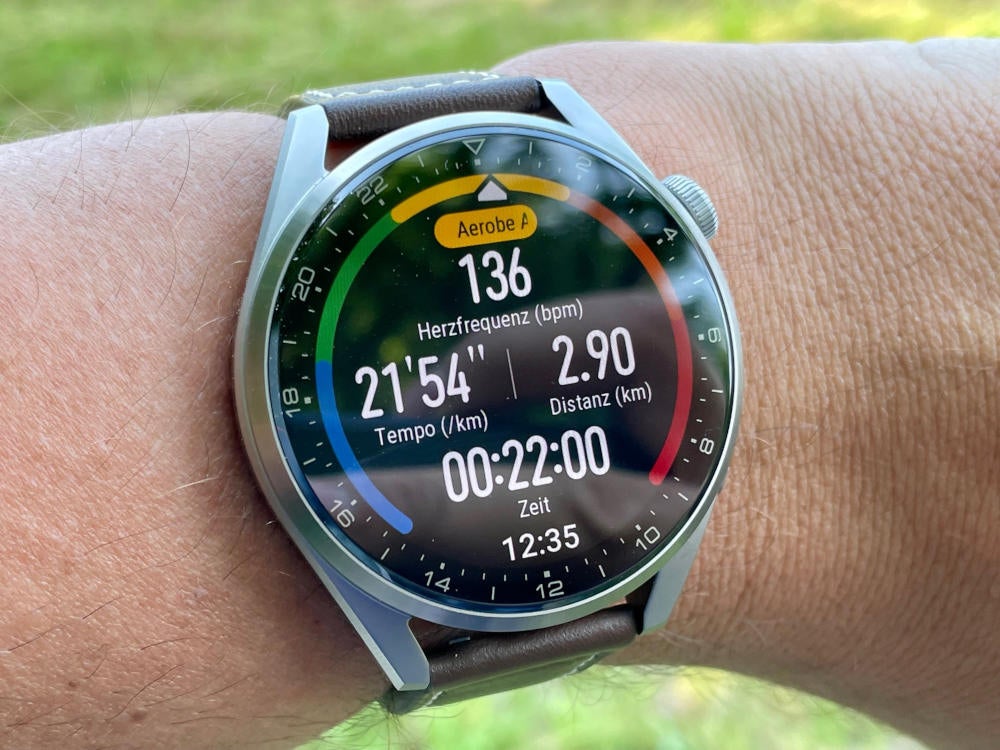 Huawei Watch 3 Pro im Trainingsmodus