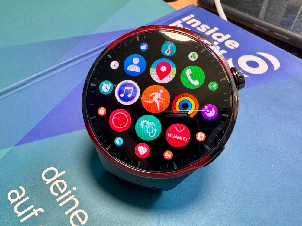 Menü der Huawei Watch 4 Pro Space Edition.