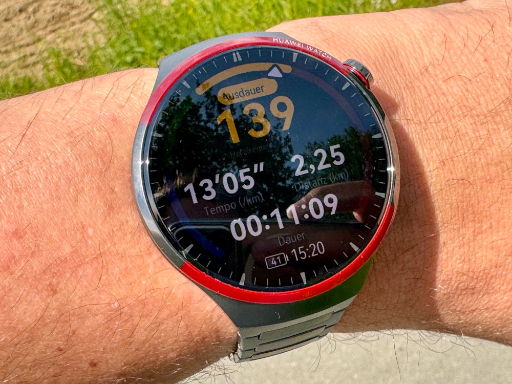 Workout-Modus auf der Huawei Watch 4 Pro Space Edition.