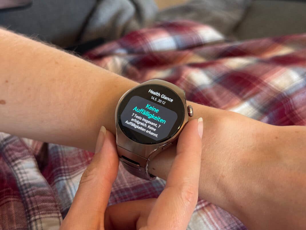 In 60 Sekunden erstellt die Huawei Watch 5 einen Gesundheitsbericht