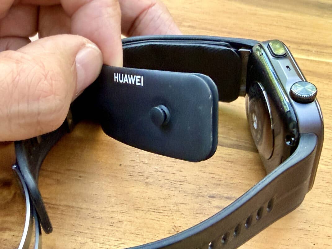 Airbag-Armband der Huawei Watch D3.