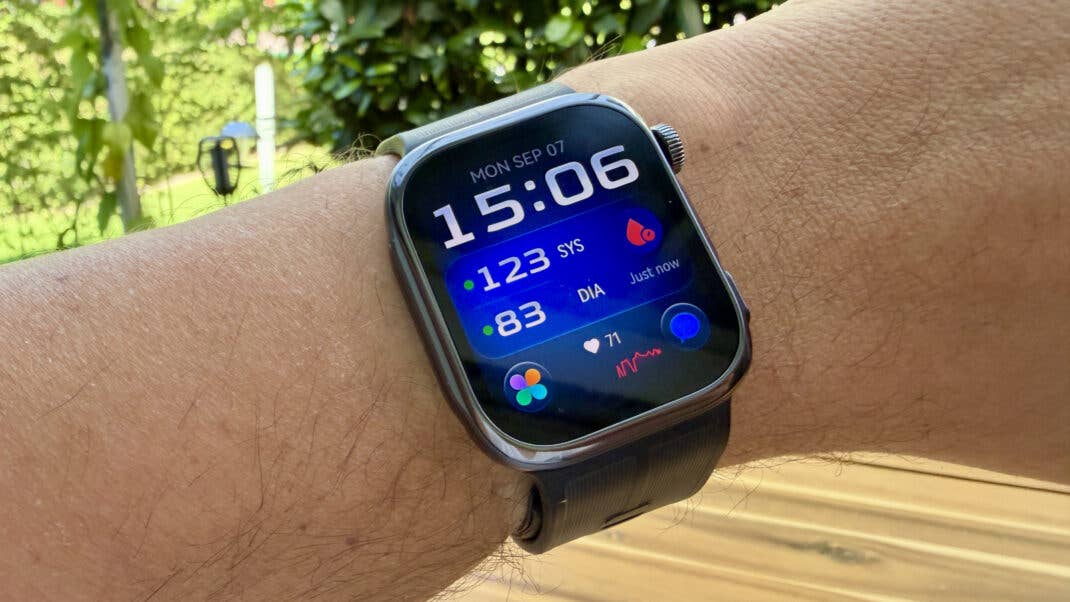 Huawei Watch D3 in der Nahaufnahme.