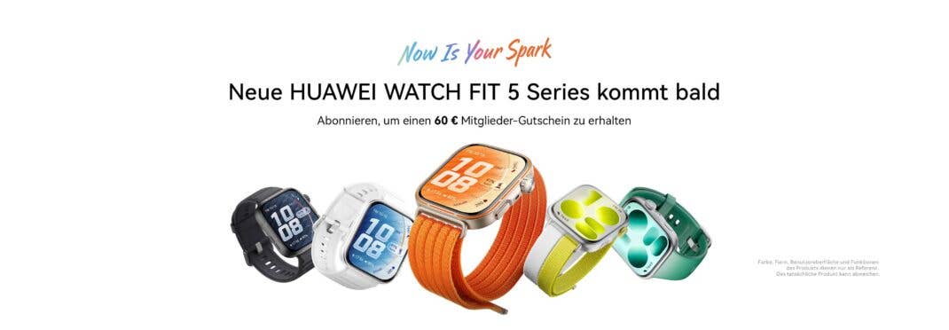 Huawei Watch Fit 5 Series Teaser Bild