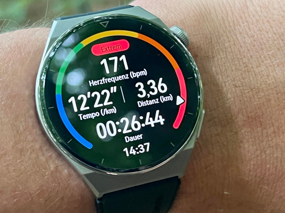 Workout-Modus auf der Huawei Watch GT 3 Pro.