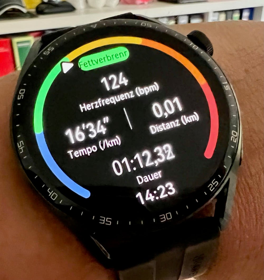 Huawei Watch GT 3 im Trainingsmodus