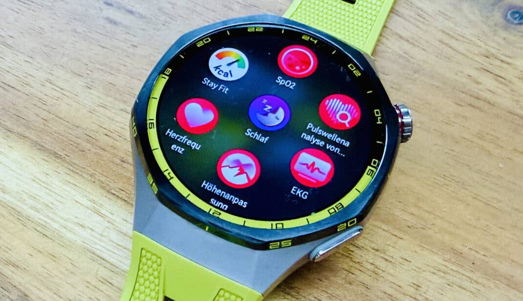 Gesundheitsfunktionen auf der Huawei Watch GT 7 Pro.