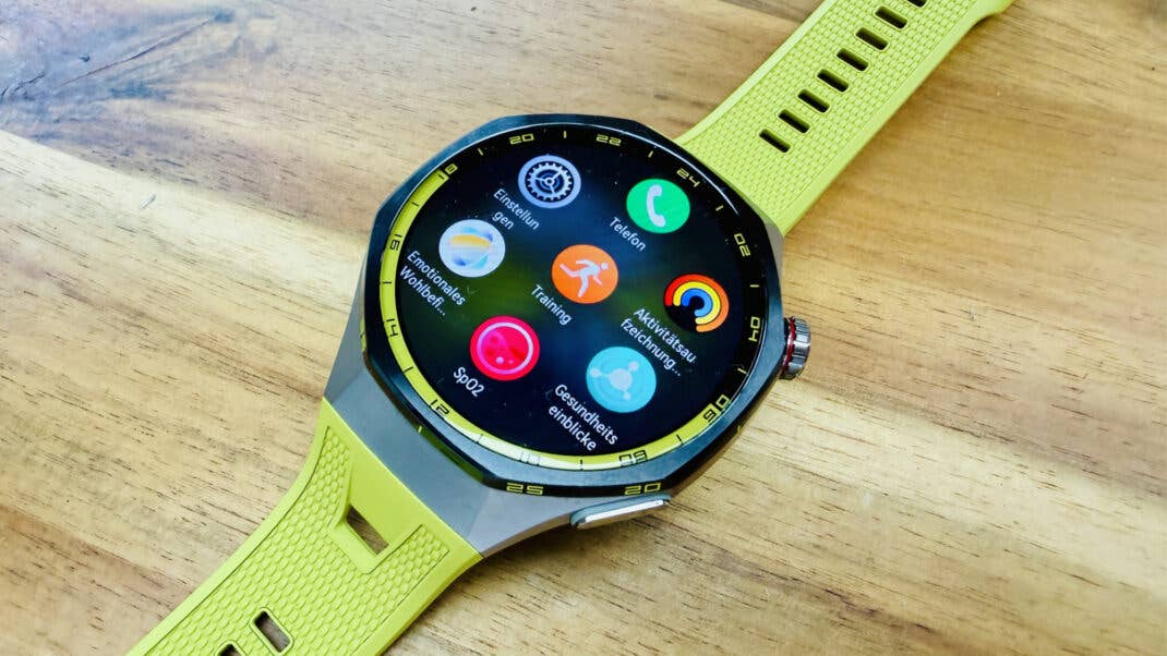 Huawei Watch GT 7 Pro Menüansicht.