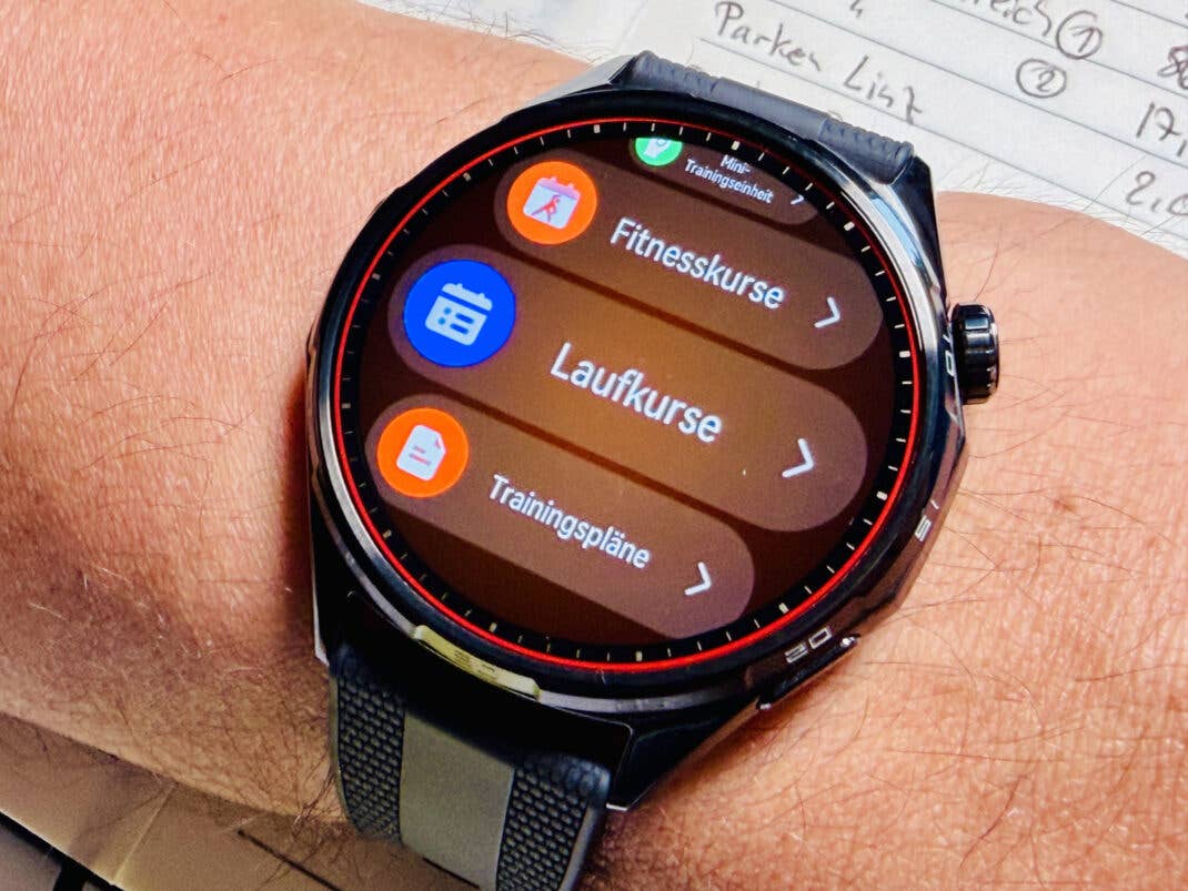 Kurse auf der Huawei Watch GT 7.