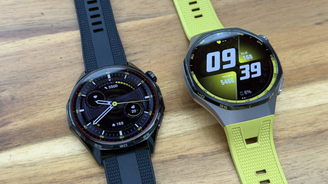 Huawei Watch GT 7 (links) und Huwei Watch GT 7 Pro im Vergleich.