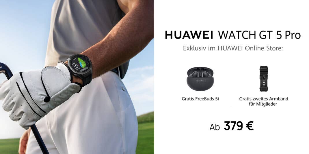 Huawei Watch GT5 Pro - diese Gratis-Zugaben sicherst du dir 