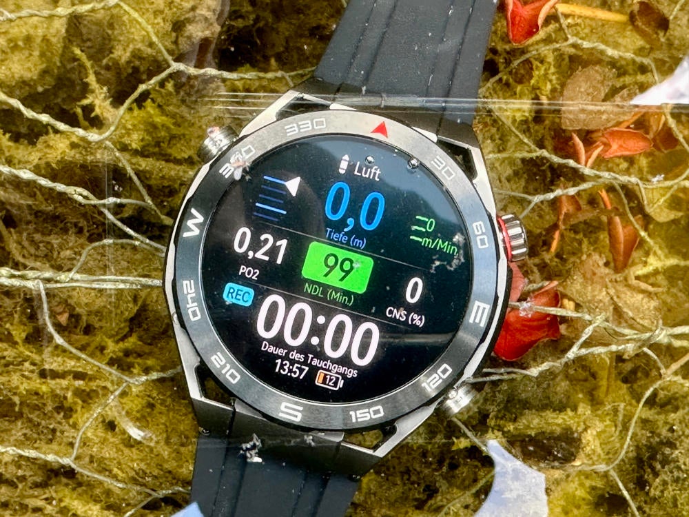 Huawei Watch Ultimate im Test - Tauchmodus