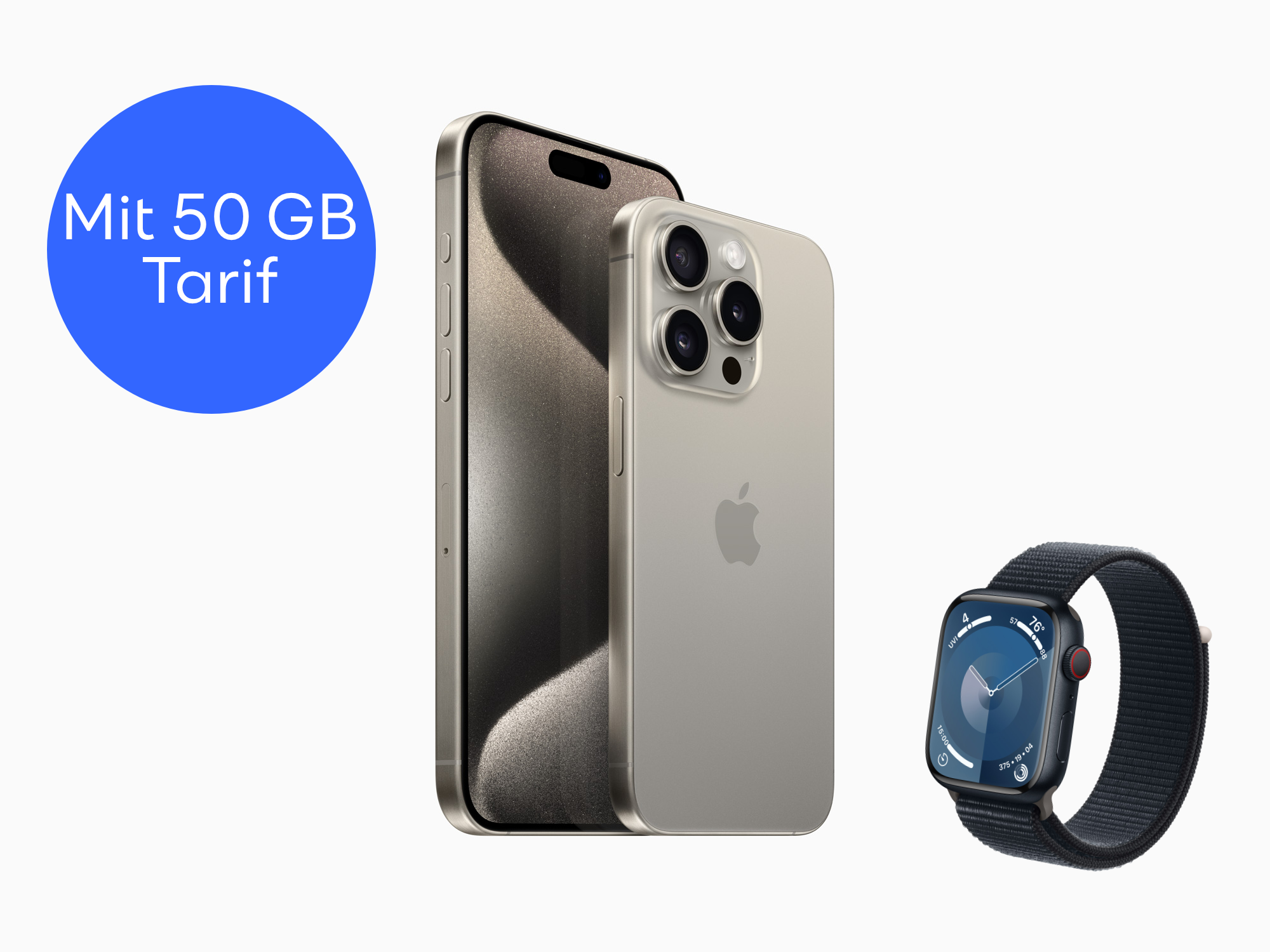 #Das perfekte Apple-Bundle? 50 GB Tarif mit iPhone 15 & coolem Extra