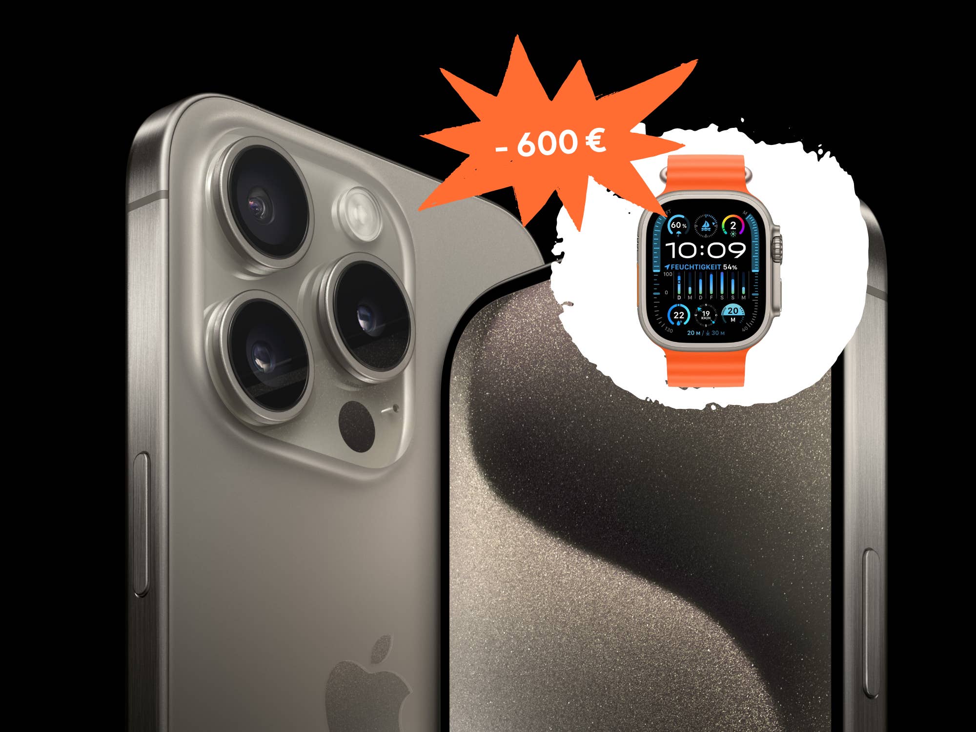 Heftiges Apple-Bundle: iPhone 15 Pro plus Apple Watch über 600 Euro