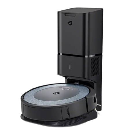 iRobot_Roomba i3 Plus_seitlich vorn_schwarz