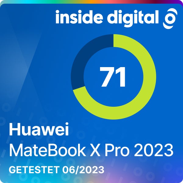 Testsiegel Huawei MateBook X Pro 2023
