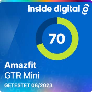 Testsiegel Amazfit GTR Mini von inside digital