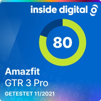 Amazfit GTR 3 Pro Testsiegel