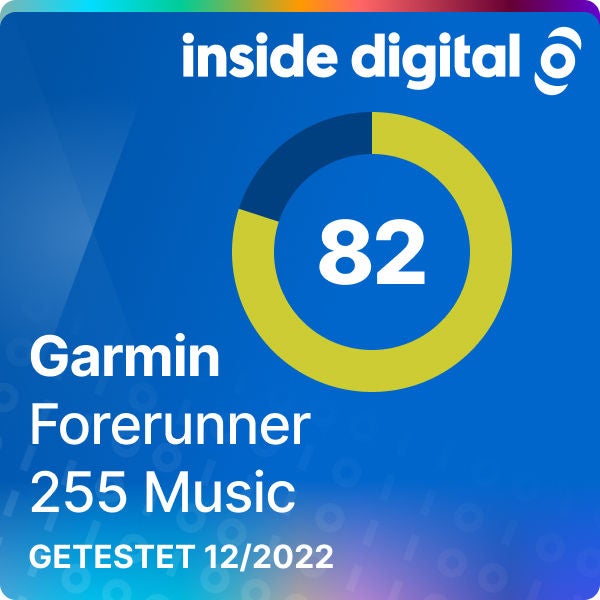 Testsiegel Garmin Forerunner 255 Music.