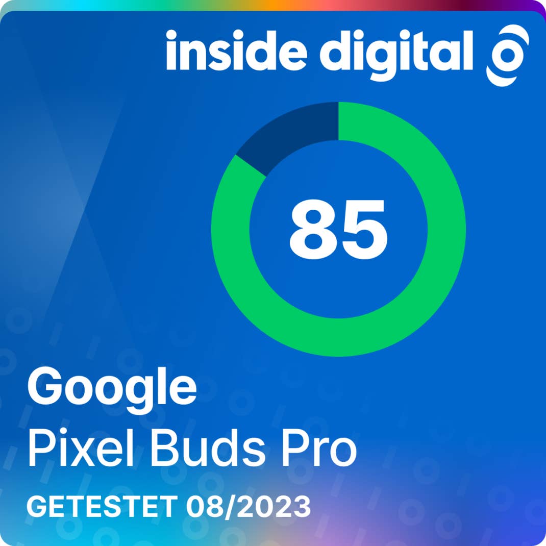 Google Pixel Buds Pro Ergebnis Testsiegel