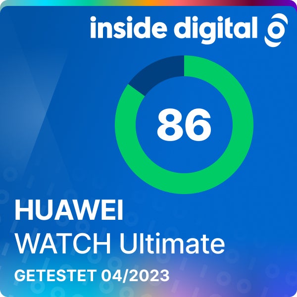 Testsiegel Huawei Watch Ultimate