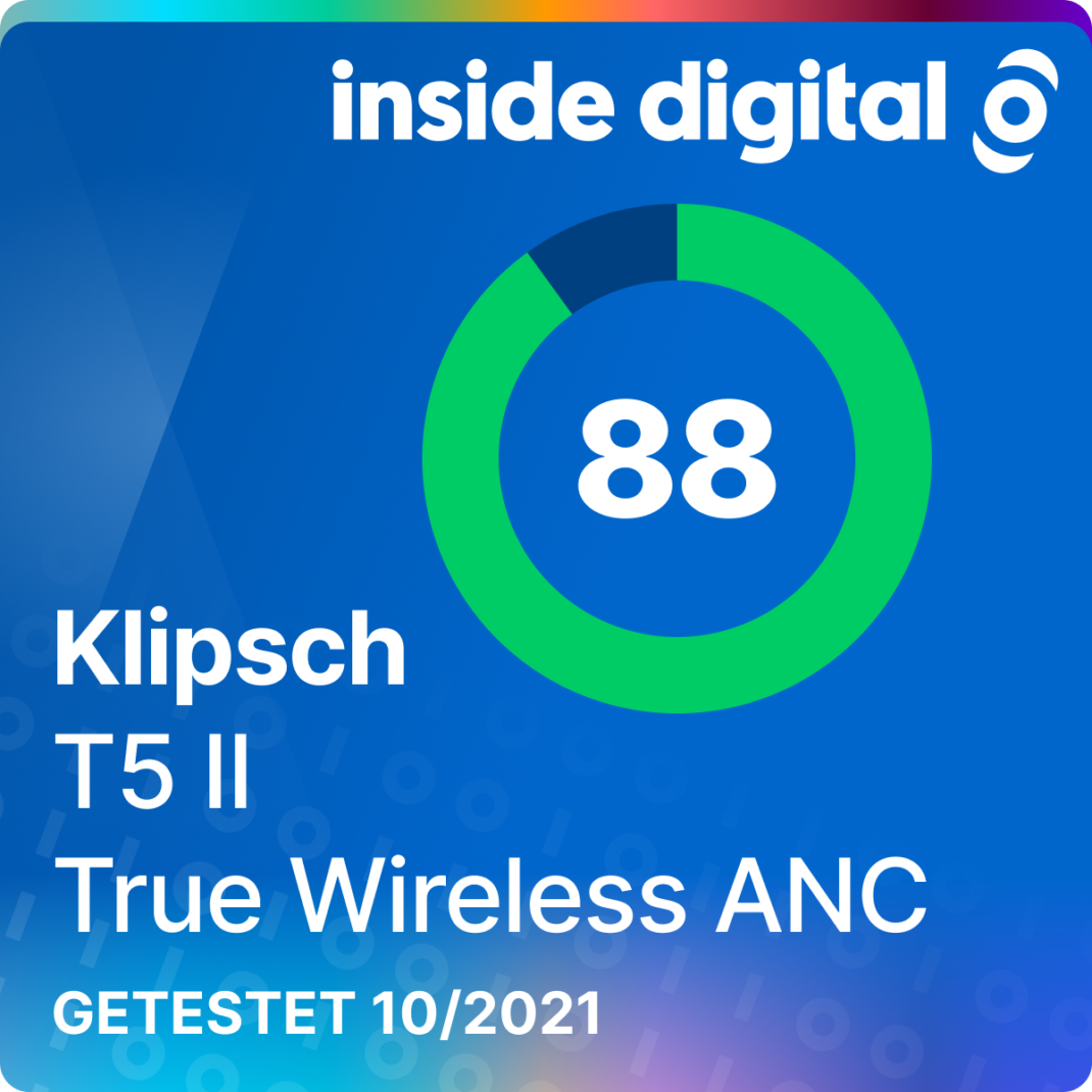 Klipsch T5 II True Wireless ANC in test