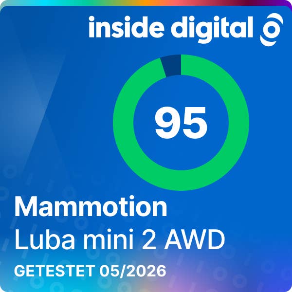 Testsiegel Mammotion Luba mini 2 AWD