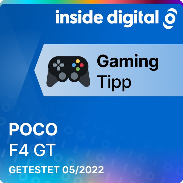 Poco F4 GT Gaming-Auszeichnung