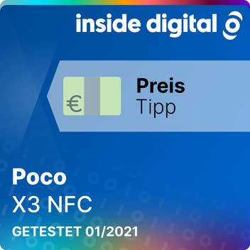 Poco X3 NFC Preistipp Siegel