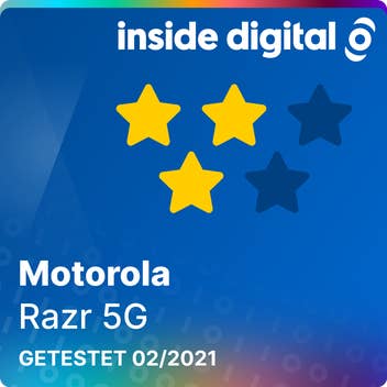 Das Motorola Razr 5G bekommt im Test 3 von 5 Sternen.