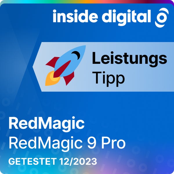 Testsiegel zum RedMagic 9 Pro