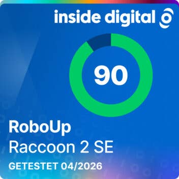 Testsiegel RoboUp Raccoon 2 SE