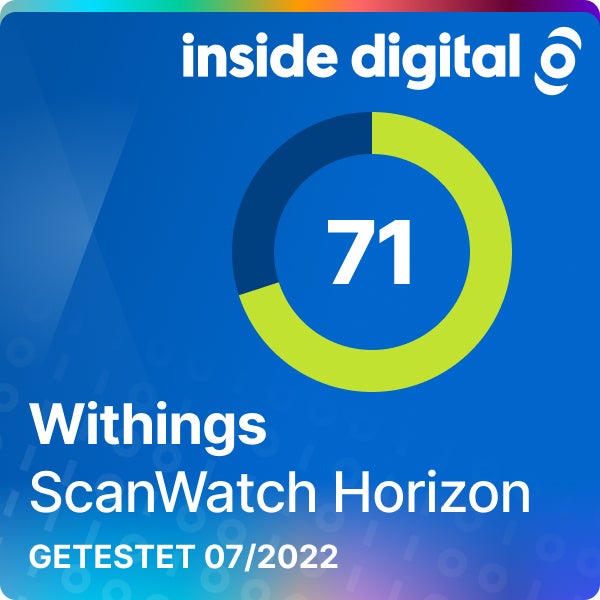 Withings ScanWatch Horizon Testsiegel