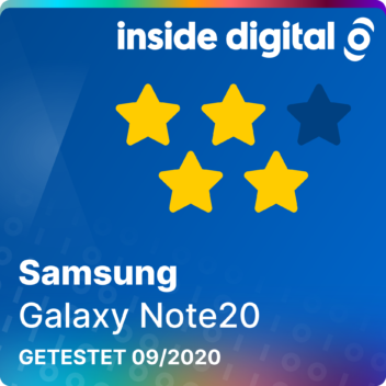 Testsiegel Samsung Galaxy Note 20