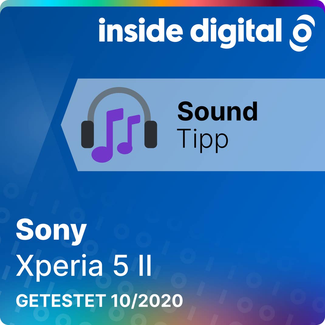 Sony Xperia 5 II im Test: Siegel für hervorragenden Sound
