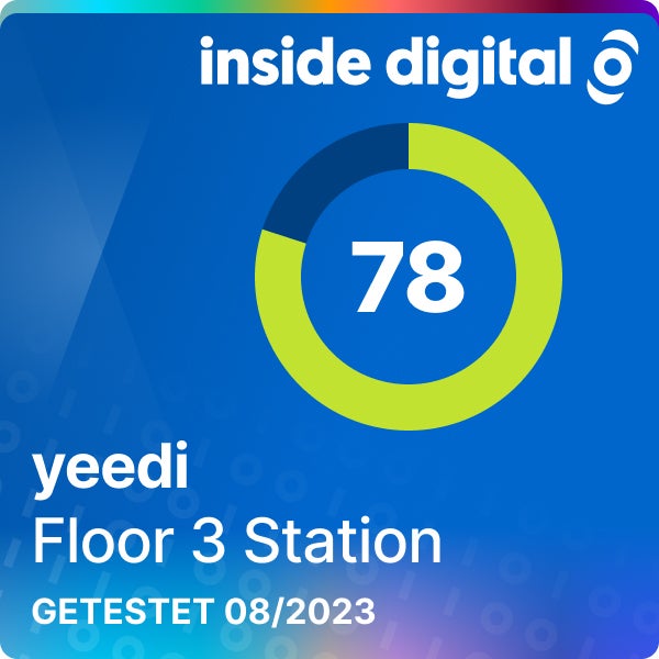 Yeedi Floor Station 3 Testsiegel mit 78 Prozent Testwertung