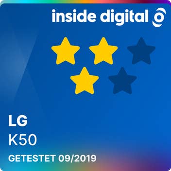 LG K50 Testsiegel
