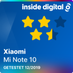 Testsiegel Xiaomi Mi Note 10