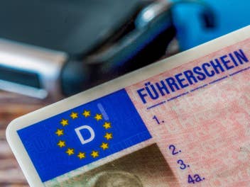 Führerschein in der Nahaufnahme